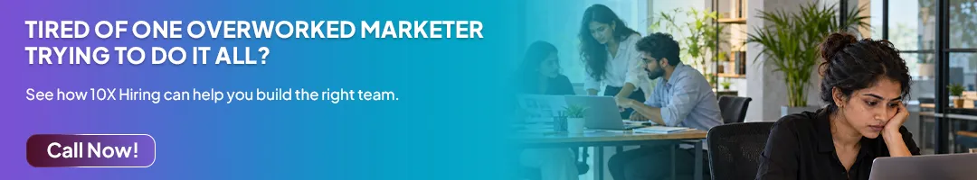 Tired of one overworked marketer trying to do it all?