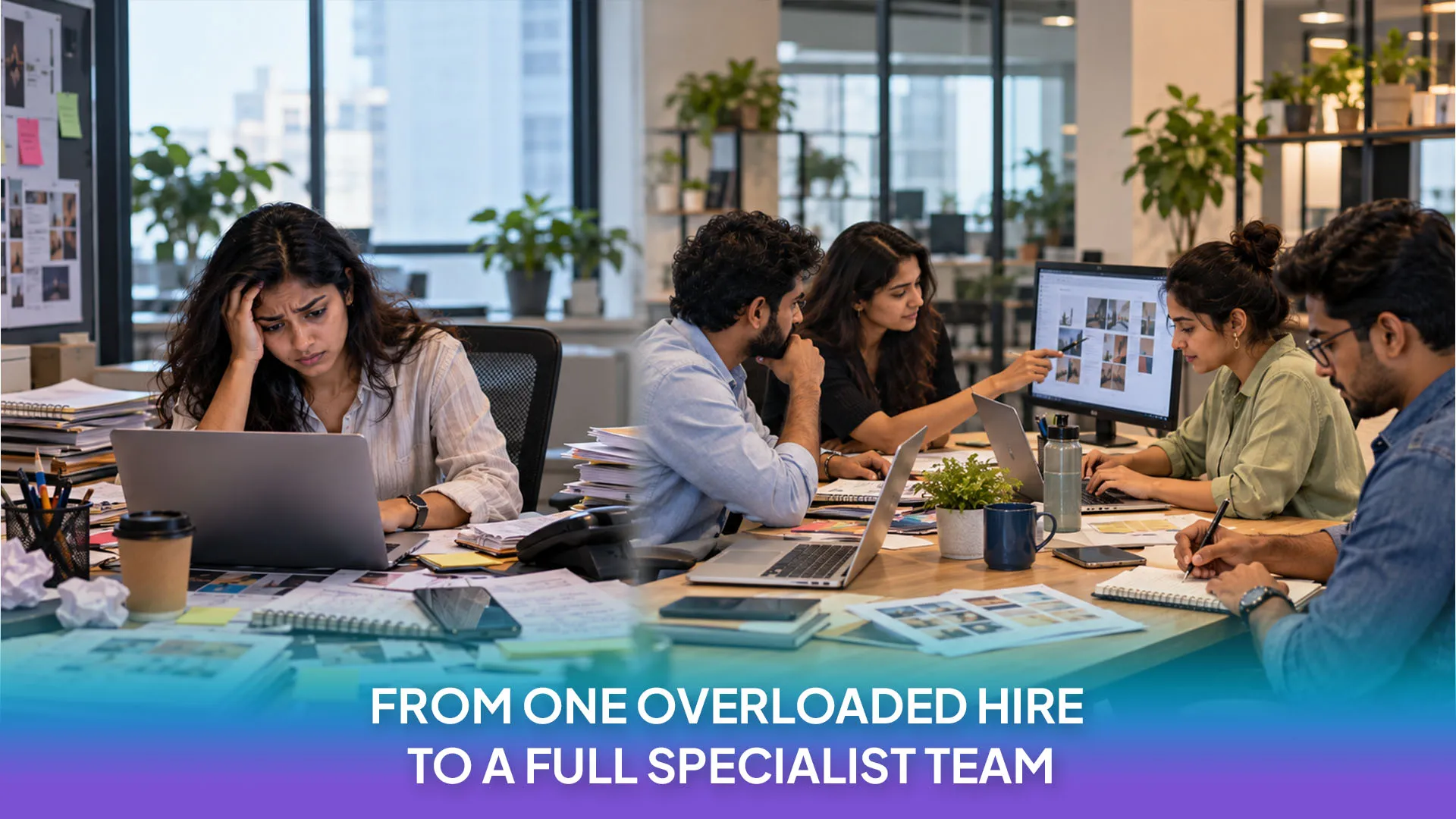From One Overloaded Hire to a Full Specialist Team