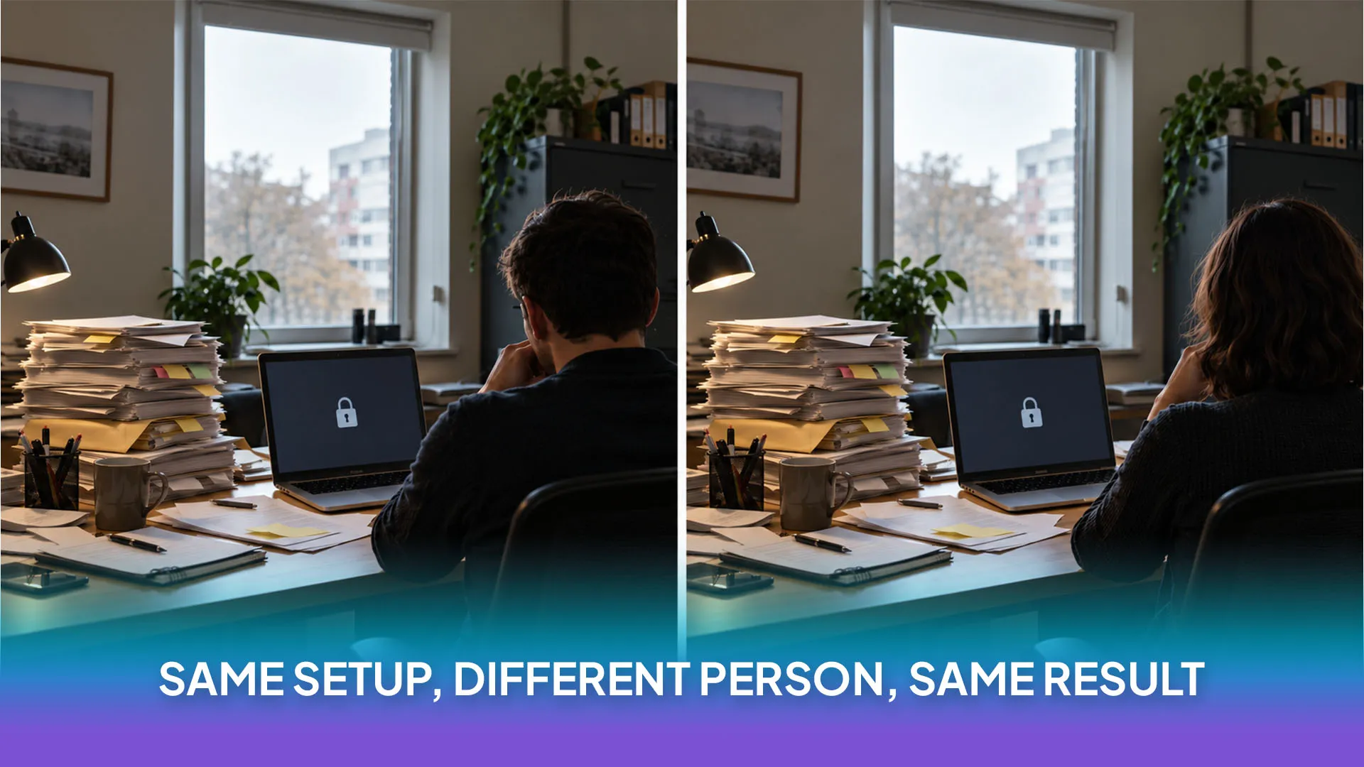 Same Setup, Different Person, Same Result