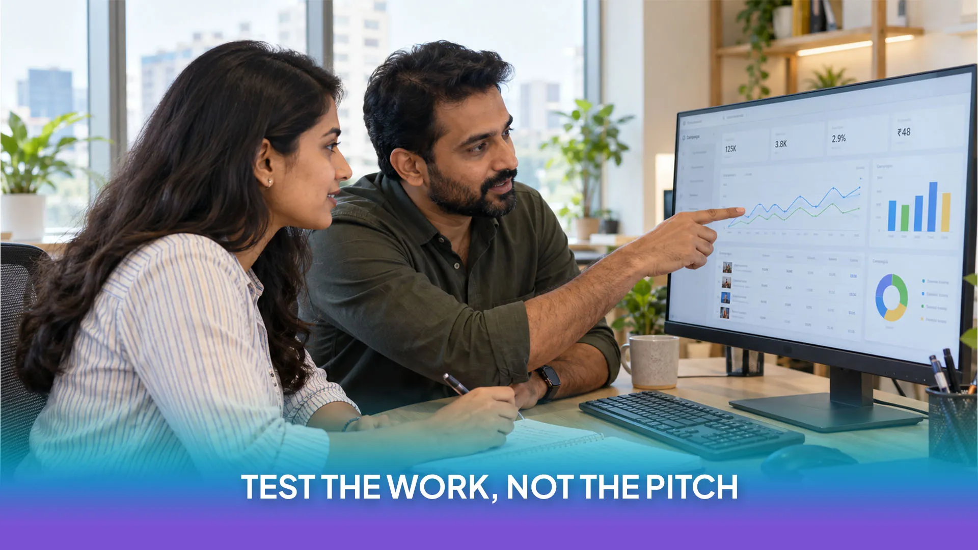 Test the Work, Not the Pitch